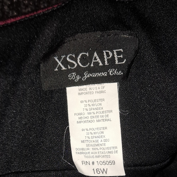 XSCAPE By Joanne Chan Maxi Cocktail / Bridesmaid Dress 16W - Picture 6 of 6